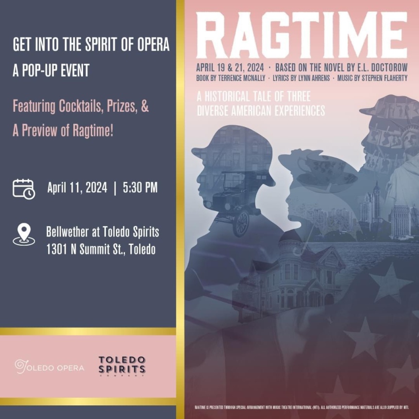 Get Into the Spirit of Opera (and Delicious Cocktails) at Toledo Spirits!